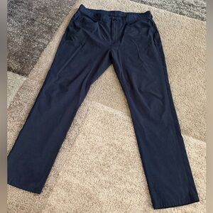 Pro Tour Golf Pants Men’s 34x29 Navy Performance Stretch Flat Front